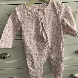 Aden & Anais footed pajamas. Size 6-9 months. Light weight, gauzy fabric.